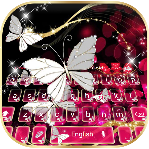 Diamond butterfly Live wallpaper Theme