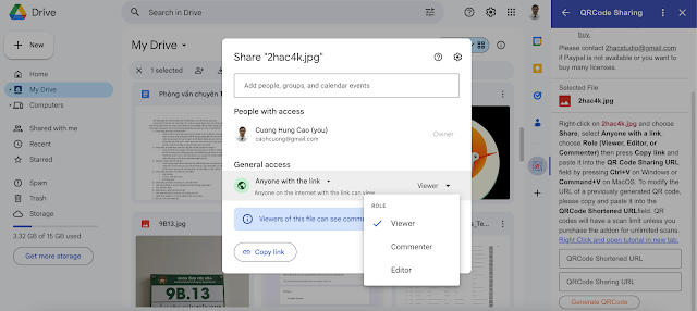 Dynamic QR Code File Sharing for Drive™ screenshot 1