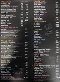 Tea Pea Cafe menu 1