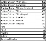 Butter Chicken....Haanji Zaroor! menu 1