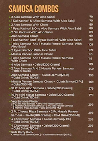 Samosa Raja menu 4