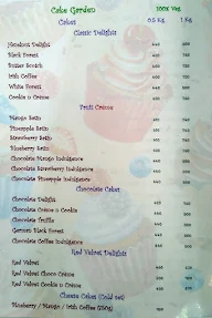 Kwality Cakes N Bakers menu 1