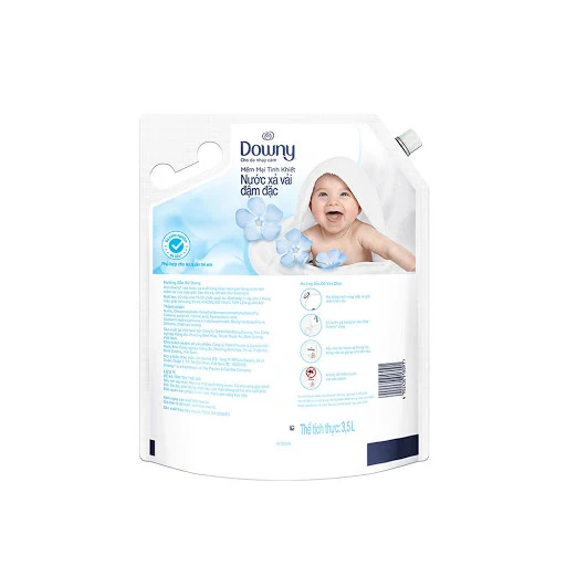 Túi xả vải Downy Kháng Khuẩn Dịu Nhẹ 3.5L