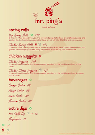 Mr. Ping's Eatery menu 4