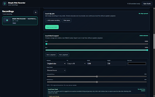 Simple Web Recorder screenshot 4