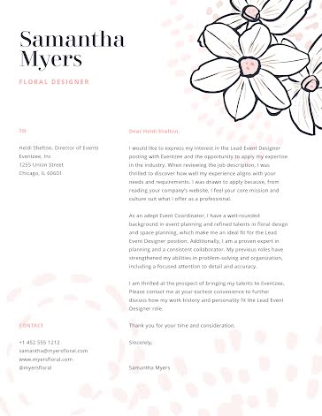 Samantha A. Myers - Resume template