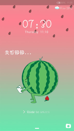 Fruit melons - iDO Lockscreen