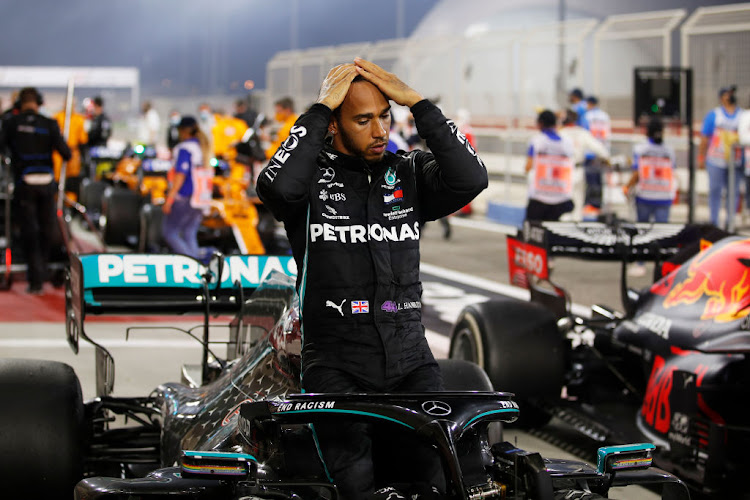 Lewis Hamilton of Great Britain and Mercedes GP will have to test negative for Covid-19 to travel to Abu Dhabi for next Sunday's race.