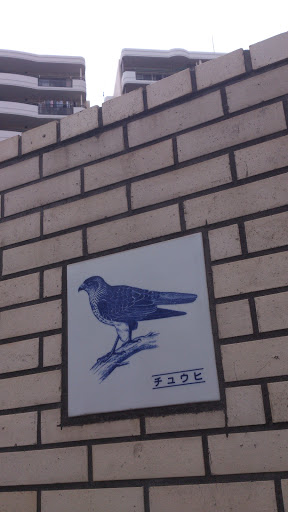 谷津パークタウンの壁画『チョウヒ』