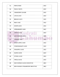 Kudrati Kahumbo menu 4