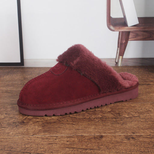 Title 15, Mens and Womens Cowhide Toe Warm Slippers Exp...