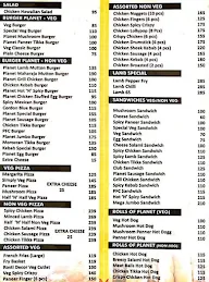 Manipal Planet Cafe menu 1