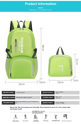 Title 1, Outdoor Portable Folding Shoulder Travel Storag...