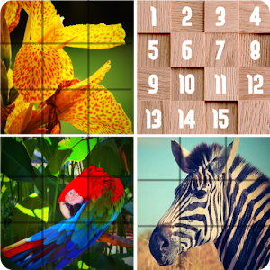 Skid15 :  photo puzzle and 15 game