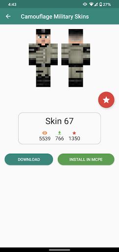 Screenshot Military Camouflage Skins