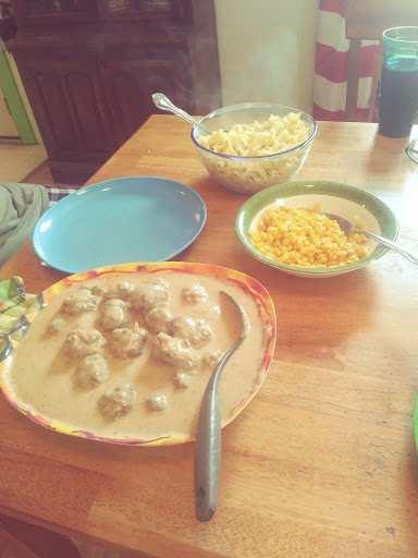 Flavorful meatballs in a savory gravy.