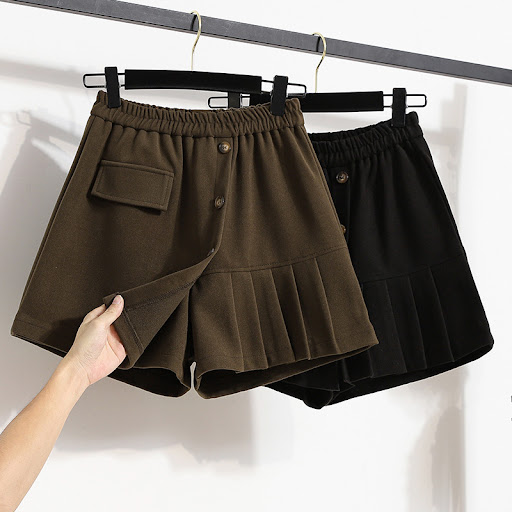 Title 6, Womens Autumn and Winter Woolen Trousers Skirt...