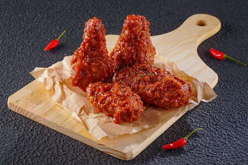 Smoked Chili Garlic Chicken Wings (4Pcs)