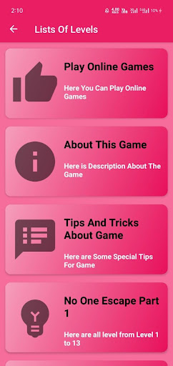 No ON-e Escape Tips And Walkthrough
