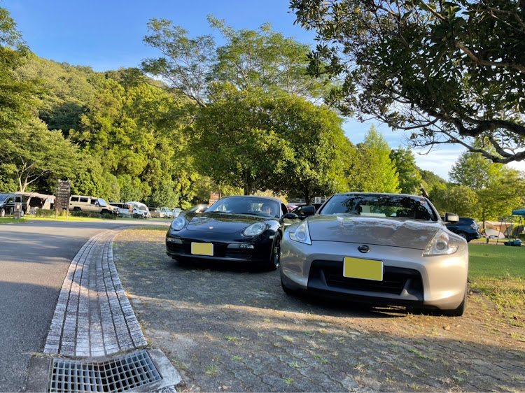 フェアレディZのz34・ボクスター・塗装DIY・キャンプに関するカスタム事例の投稿画像1枚目