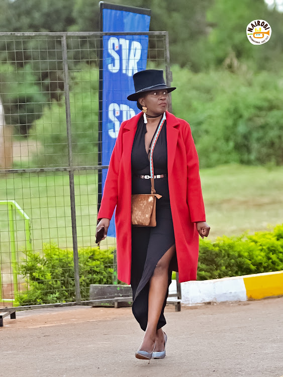 A fan during the Nairobi International Jazz Festival at Bomas of Kenya on October 28, 2023.