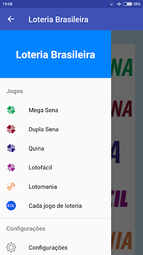 Mega Sena Dupla Sena Quina Lotofácil Lotomania
