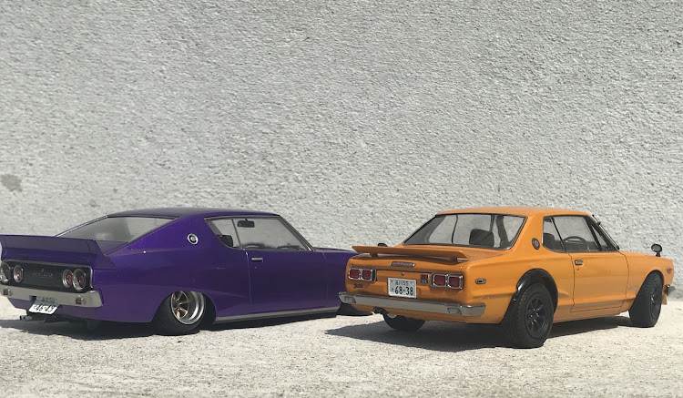 スイフトスポーツのハコスカ・ケンメリ・プラモデルに関するカスタム事例の投稿画像2枚目