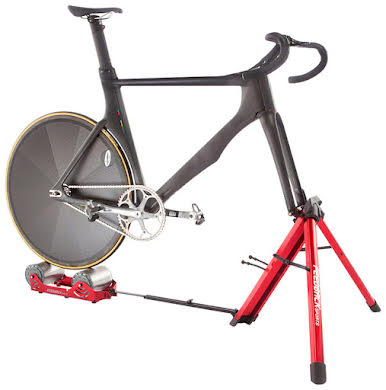 Feedback Sports Omnium Zero-Drive Rear Wheel Trainer - Fork Mount, No Resistance, Red alternate image 2