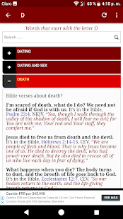 Bible Topics Screenshot