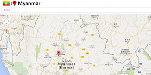 Myanmar Bagan Map