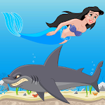 Cover Image of ダウンロード Mermaid vs Shark Attack 1.0 APK