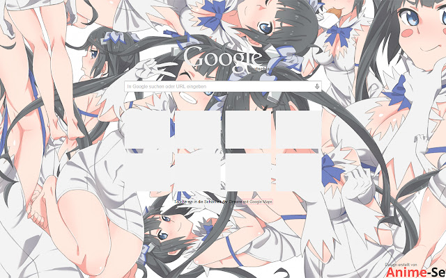 Sexy Hestia Anime Goddess Theme chrome extension