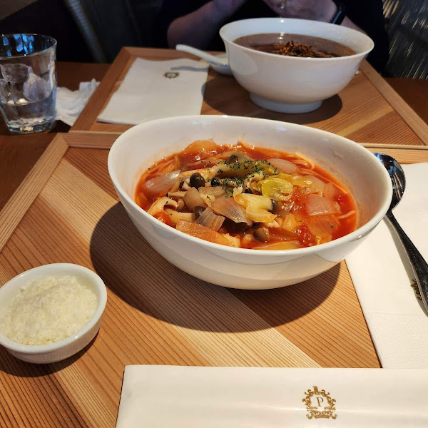 Pasta soup with millet - Tomato