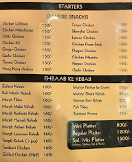 Ehbaab Multicuisine Restaurant menu 3