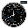 12-hour world clock icon