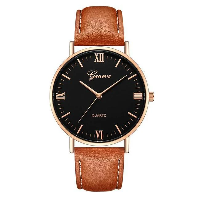 Eenvoudig Romeins Student Casual Quartz Horloge, Duidelijke Wijzerplaat, Geschikt voor Dagelijks Gebruik, Lichtgewicht en Stijlvol