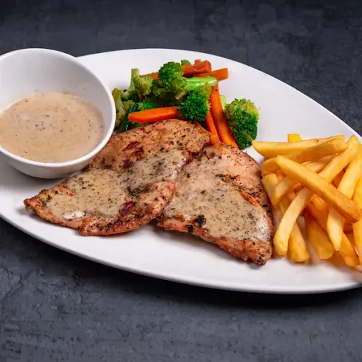 Chicken Steak With Mushroom Sauce