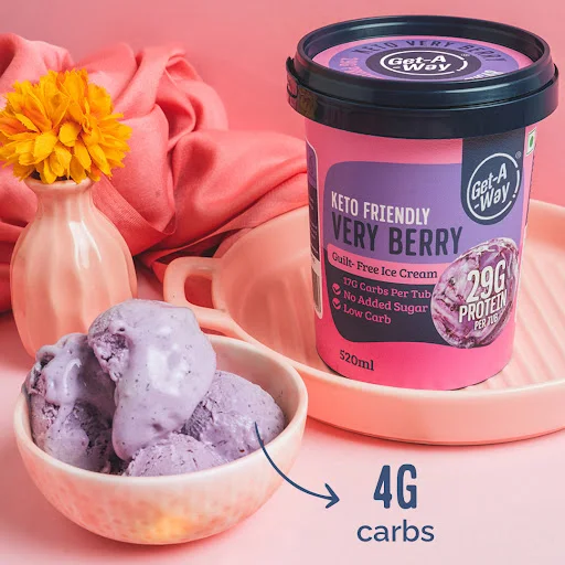 Keto Very Berry Ice Cream [520 Ml]