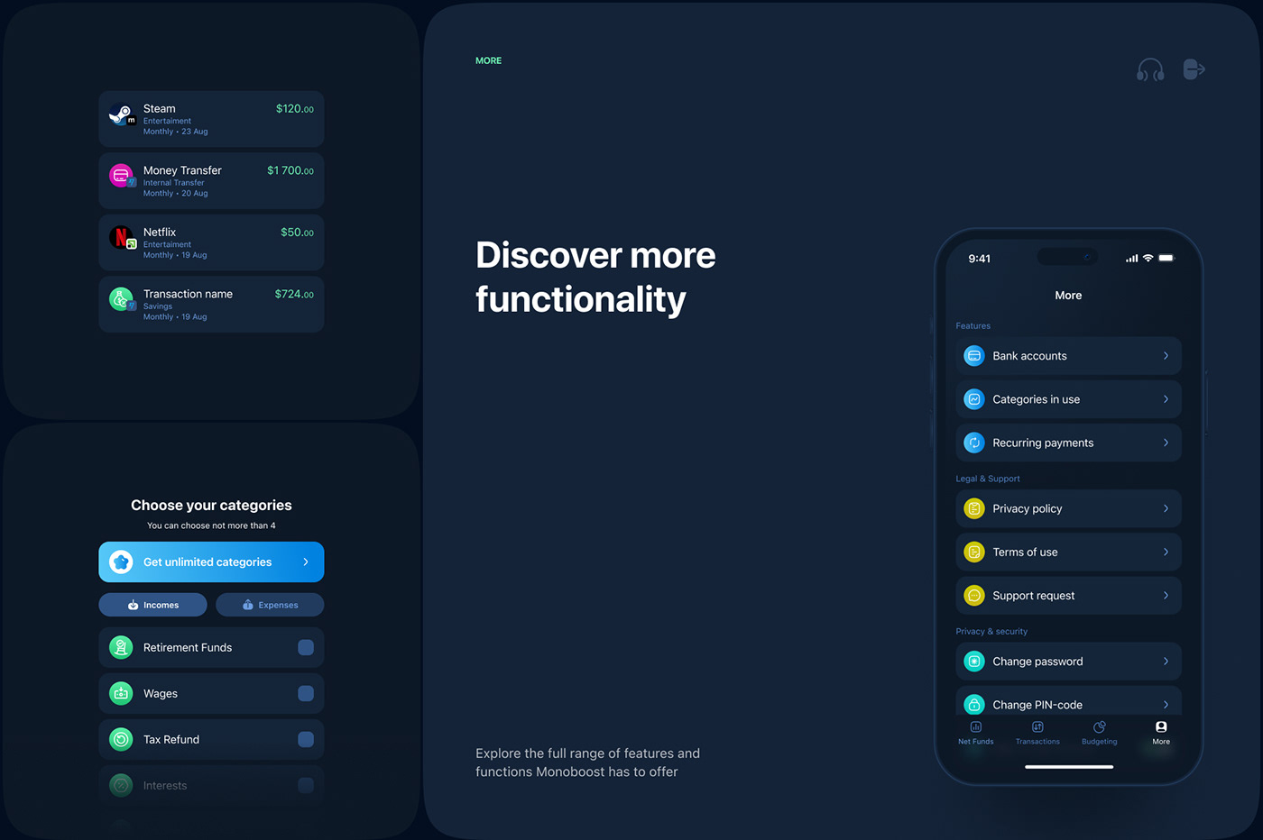 app UI UX design application Figma finance Fintech ios Mobile app ui design UI/UX user experience