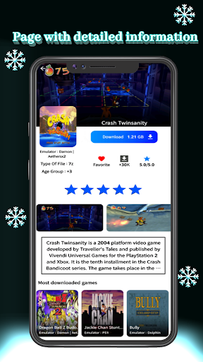 Screenshot Emulator Games Downloader