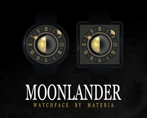 Moonlander watchface by Materi