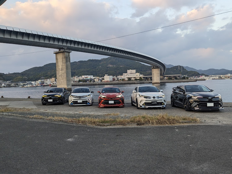 C-HRの12月もよろしくお願いします・ツーリングオフ会・ドライブ・スマホで撮影・師走に関するカスタム事例の投稿画像17枚目