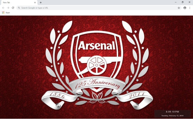 Arsenal FC New Tab & Wallpapers Collection