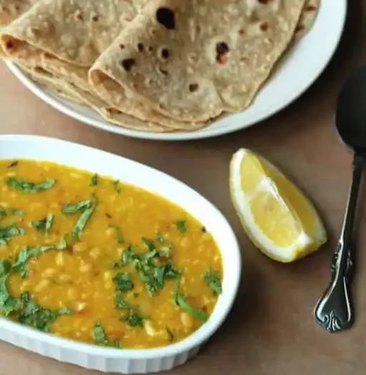 Dal [300 ML] Roti [5 Piece] + Achar