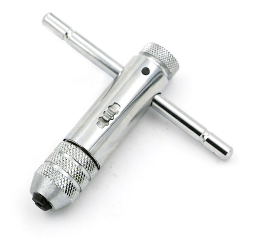 Title 3, M3-M8 Adjustable Ratchet Hand Tap Wrench for pr...