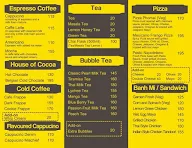 V Cafe menu 1