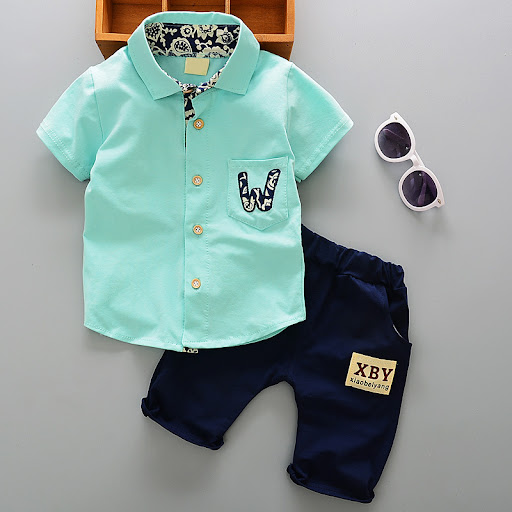 Title 3, Boys Summer Casual T-shirt Cowboy Suit Set Kids...