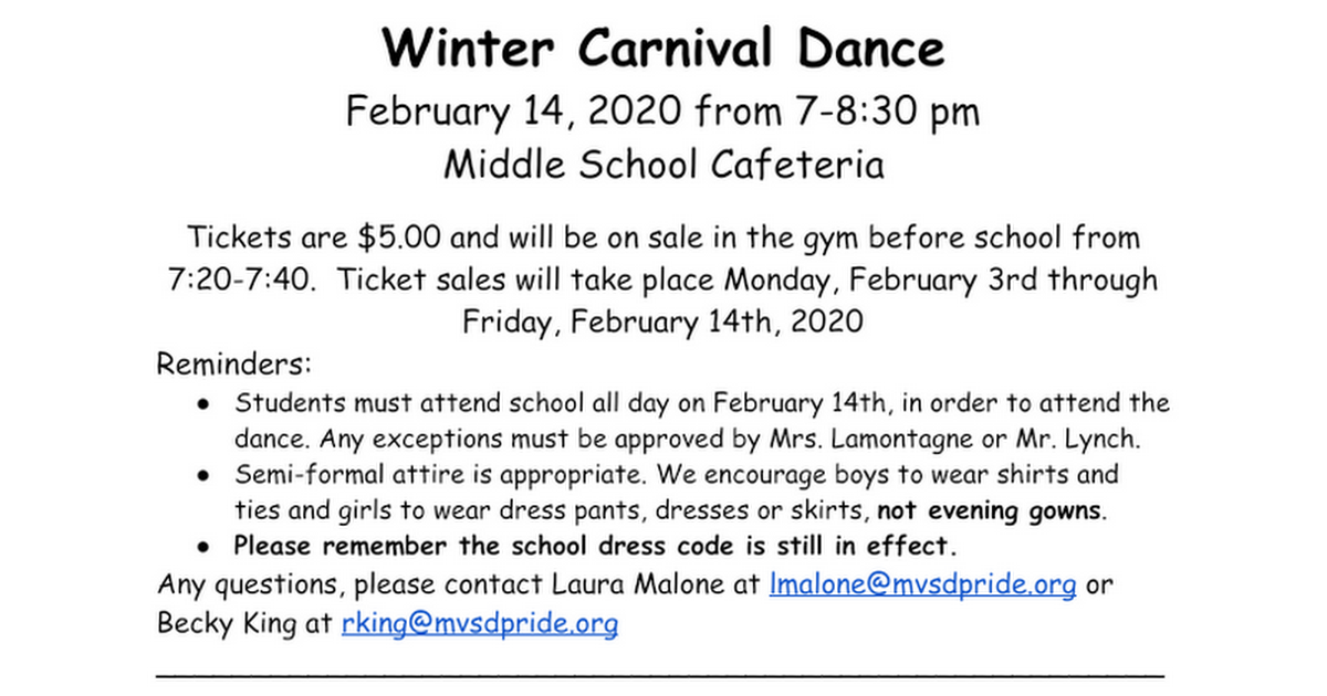 Winter Carnival 2019