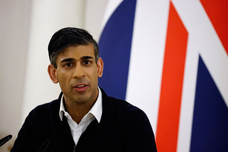 British Prime Minister Rishi Sunak. Picture: THOMAS PETER/REUTERS