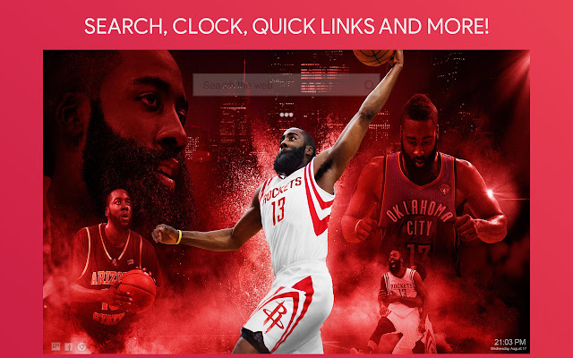 Houston Rockets Wallpaper HD Custom New Tab